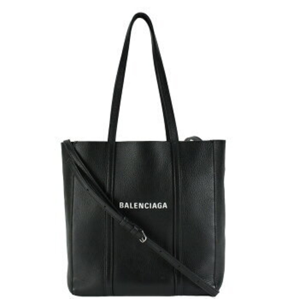 Balenciaga shoulder Everyday bag Bag black logo leather Tote handbags XS - Picture 2 of 8